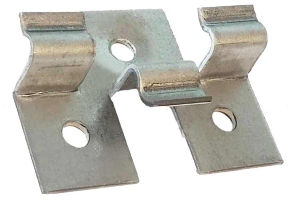 Крепеж Гвозdeck Клипса для ДПК №8, цинк, цвет серебро Ведро 150шт